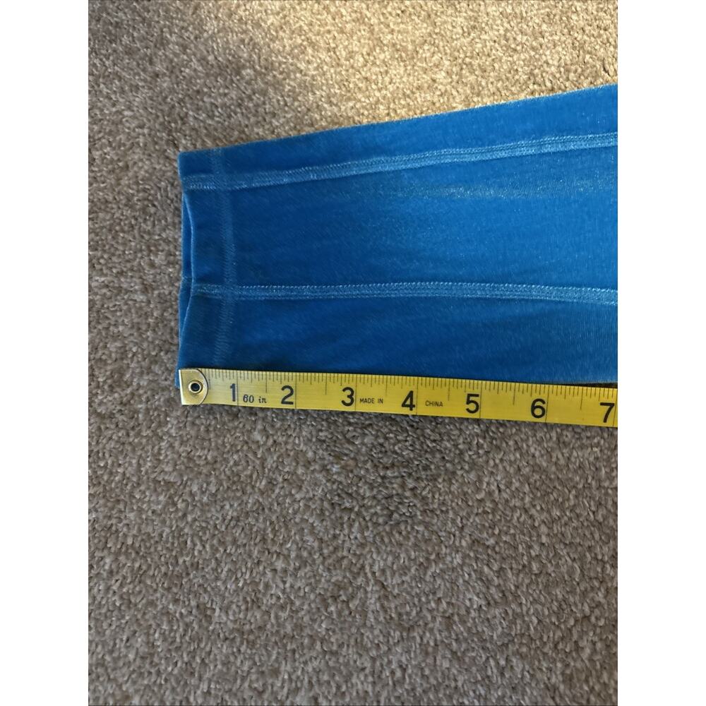 Lilly Pulitzer Weekender High Rise Velvet Leggings Women’s Size Small Teal Bay - Picture 10 of 16